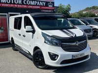 USED 2018 67 VAUXHALL VIVARO 1.6 CDTi 2900 BiTurbo ecoTEC Limited Edition Nav Crew Van L1 H1 Euro 6 (s/s) 5dr (6 Seat) CREW VAN|ROCKnROLL BED|NO VAT