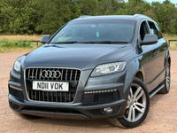 USED 2011 11 AUDI Q7 3.0 TDI V6 S line Tiptronic quattro Euro 5 5dr Major Service+ Long Mot