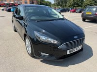 USED 2017 17 FORD FOCUS 1.0T EcoBoost Zetec Edition Hatchback 5dr Petrol Manual Euro 6 (s/s) (100 ps) MOT FEB 2027 NO ADVISORIES, 2KEYS