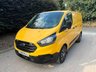 USED 2019 69 FORD TRANSIT CUSTOM 2.0 340 EcoBlue Leader Panel Van 5dr Diesel Manual L1 H1 Euro 6 (s/s) (130 ps) !NO VAT!, A/C, HEATED SEATS, TAIL GATE,