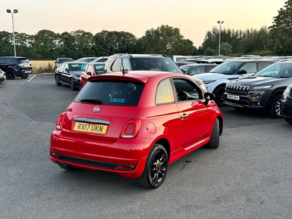 USED 2017 17 FIAT 500 1.2 S Hatchback 3dr Petrol Manual Euro 6 (s/s) (69 bhp) 