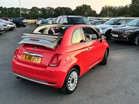 USED 2016 16 FIAT 500C 1.2 Lounge Convertible 2dr Petrol Manual Euro 6 (s/s) (69 bhp) 