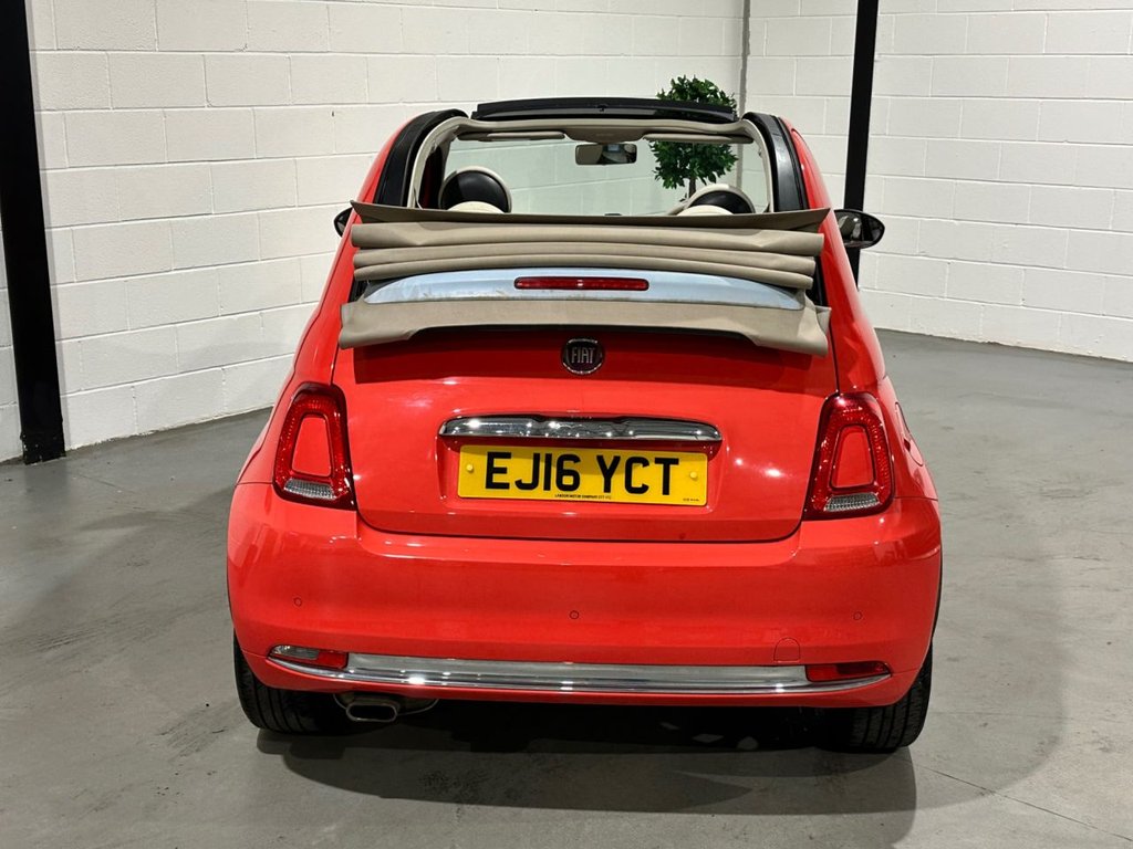 USED 2016 16 FIAT 500C 1.2 Lounge Convertible 2dr Petrol Manual Euro 6 (s/s) (69 bhp) 
