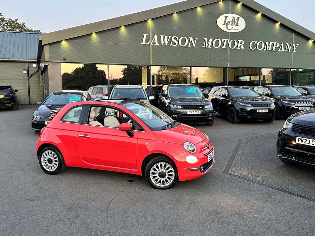 USED 2016 16 FIAT 500C 1.2 Lounge Convertible 2dr Petrol Manual Euro 6 (s/s) (69 bhp) 