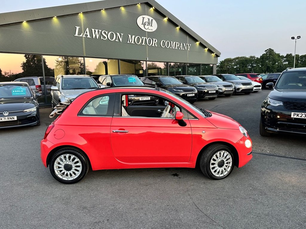 USED 2016 16 FIAT 500C 1.2 Lounge Convertible 2dr Petrol Manual Euro 6 (s/s) (69 bhp) 