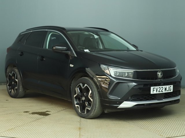 View our Vauxhall Grandland X 1.2 Turbo Elite SUV 5dr Petrol Manual Euro 6 (s/s) (130 ps) Rear View Camera, Front / Rear Parking Distance Sensors, Heated Front Seats, Heated Steering Wheel, Multimedia Navi Pro