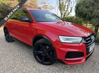 USED 2018 67 AUDI Q3 2.0 TFSI Black Edition SUV 5dr Petrol S Tronic quattro Euro 6 (s/s) (180 ps) LEATHER&SUEDE,BLACK PACK,PX WELCOME