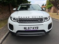 USED 2017 67 LAND ROVER RANGE ROVER EVOQUE 2.0 eD4 SE SUV 5dr Diesel Manual FWD Euro 6 (s/s) (150 ps) 3 OWNERS, EXCELLENT SERVICE HISTORY, 1YR MOT, ALLOYS, AIR CON, BLUETOOTH, CRUISE,HEATED LEATHER,  DAB RADIO CD, E/WINDOWS, R/LOCKING, FREE WARRANTY, FINANCE AVAILABLE, HPI CLEAR, PART EXCHANGE WELCOME,