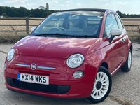 USED 2014 14 FIAT 500C 1.2 Colour Therapy Euro 6 (s/s) 2dr 1 Owner/2Keys/Â£35 Tax/Eco