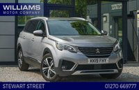 USED 2019 19 PEUGEOT 5008 1.2 PureTech Allure SUV 5dr Petrol Manual Euro 6 (s/s) (130 ps) 