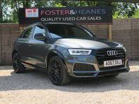 USED 2017 67 AUDI Q3 2.0 TFSI Black Edition SUV 5dr Petrol S Tronic quattro Euro 6 (s/s) (180 ps) BOSE, POWER TAILGATE, HILL ASSIST