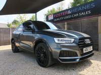 USED 2017 67 AUDI Q3 2.0 TFSI Black Edition SUV 5dr Petrol S Tronic quattro Euro 6 (s/s) (180 ps) BOSE, POWER TAILGATE, HILL ASSIST