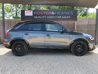 USED 2017 67 AUDI Q3 2.0 TFSI Black Edition SUV 5dr Petrol S Tronic quattro Euro 6 (s/s) (180 ps) BOSE, POWER TAILGATE, HILL ASSIST