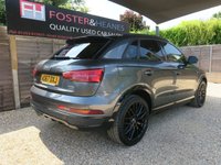 USED 2017 67 AUDI Q3 2.0 TFSI Black Edition SUV 5dr Petrol S Tronic quattro Euro 6 (s/s) (180 ps) BOSE, POWER TAILGATE, HILL ASSIST