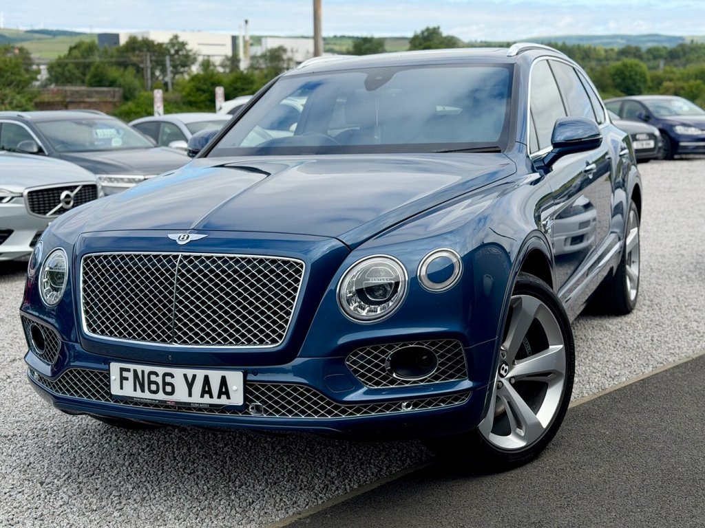 Blue 2016 Bentley Bentayga SUV/Crossover All-wheel drive Automatic