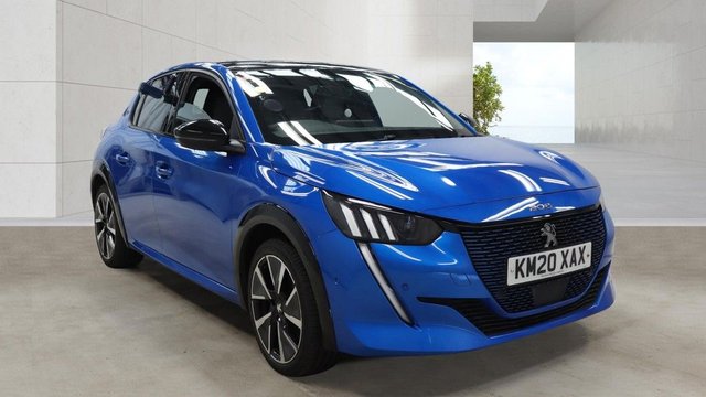 2020 20 PEUGEOT E-208 50kWh GT Hatchback 5dr Electric Auto (136 ps)+2 KEYS+HISTORY+MEDIA+BLUETOOTH+PARK CONTROL WITH CAMERAS+HEATED SEATS+HALF LEATHER SEATS+NAVIGATION+DIGITAL DASH+ALLOYS 2 KEYS+HISTORY+MEDIA+BLUETOOTH+NAVIGATION+HEATED SEATS+HALF LEATHER SEATS+DIGITAL DASH+ALLOYS+CRUISE+HPI CLEAR