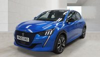USED 2020 20 PEUGEOT E-208 50kWh GT Hatchback 5dr Electric Auto (136 ps)+2 KEYS+HISTORY+MEDIA+BLUETOOTH+PARK CONTROL WITH CAMERAS+HEATED SEATS+HALF LEATHER SEATS+NAVIGATION+DIGITAL DASH+ALLOYS 2 KEYS+HISTORY+MEDIA+BLUETOOTH+NAVIGATION+HEATED SEATS+HALF LEATHER SEATS+DIGITAL DASH+ALLOYS+CRUISE+HPI CLEAR