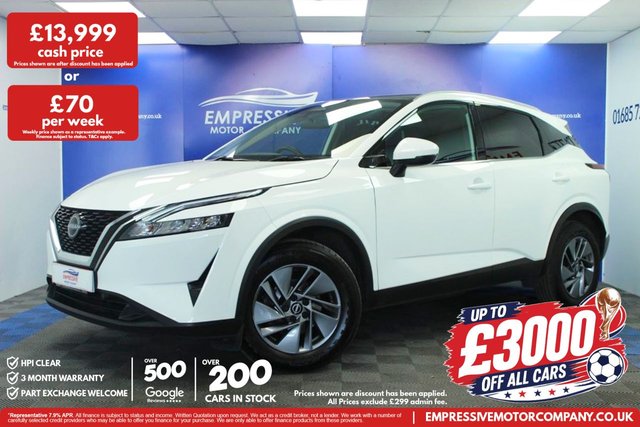 View our Nissan Qashqai 1.3 DIG-T MHEV Acenta Premium SUV 5dr Petrol Hybrid Manual Euro 6 (s/s) (140 ps)