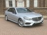 USED 2016 65 MERCEDES-BENZ E CLASS 2.1 E220 BlueTEC AMG Night Edition Saloon 4dr Diesel G-Tronic+ Euro 6 (s/s) (177 ps) 
