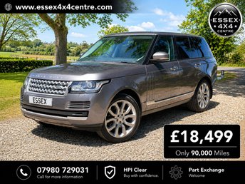 2016 LAND ROVER RANGE ROVER 3.0 TDV6 VOGUE SE AUTOMATIC 4X4 EURO 6 £18499.00