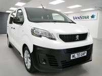 USED 2020 70 PEUGEOT EXPERT 1400 2.0 BLUEHDI 120 BHP MEDIUM PROFESSIONAL 5 SEATER CREW AIR CON | CARPLAY | 5 SEATS | MEDIUM WHEELBASE