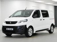 USED 2020 70 PEUGEOT EXPERT 1400 2.0 BLUEHDI 120 BHP MEDIUM PROFESSIONAL 5 SEATER CREW AIR CON | CARPLAY | 5 SEATS | MEDIUM WHEELBASE