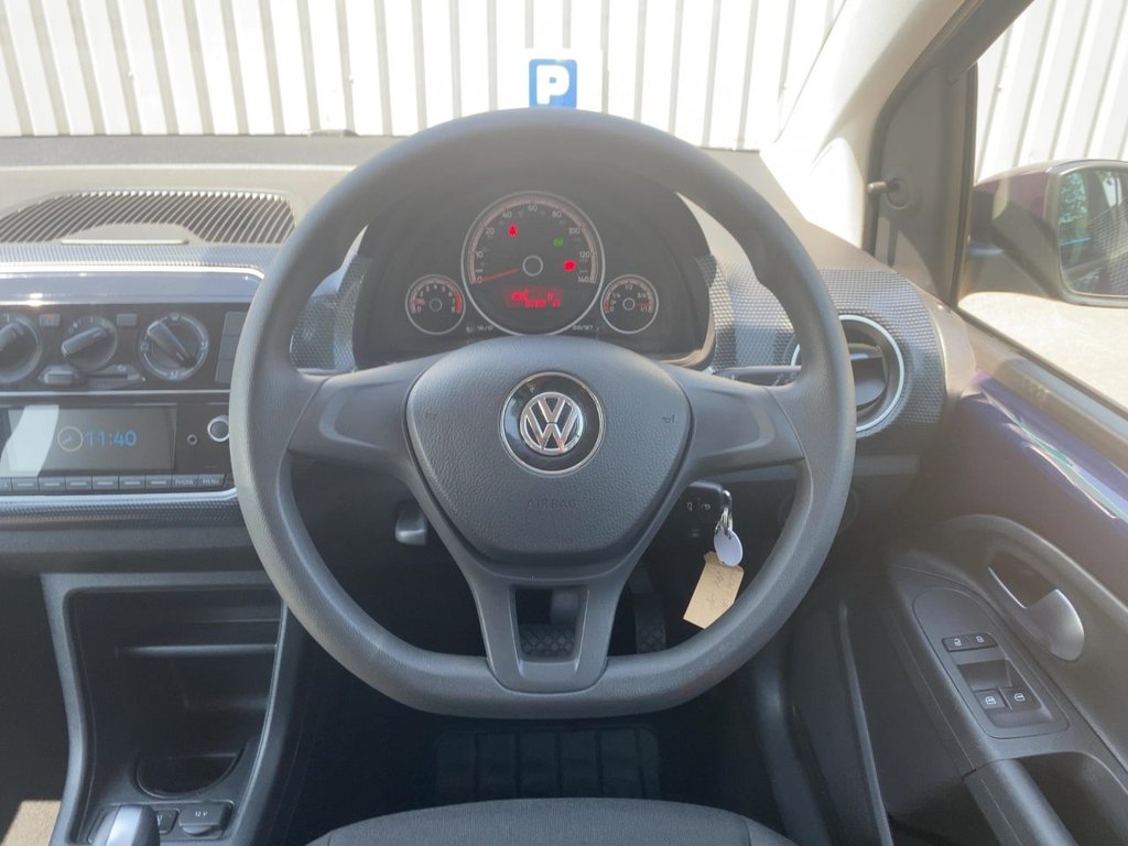 USED 2018 67 VOLKSWAGEN UP! 1.0 Move up! Hatchback 5dr Petrol ASG Euro 6 (s/s) (60 ps) RARE AUTO+AIR CON+ALLOYS+2KEYS