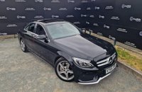 USED 2016 66 MERCEDES-BENZ C CLASS 2.1 C250d AMG Line (Premium) 7G-Tronic+ Euro 6 (s/s) 4dr SHPanRoofRevCamHeatSeats