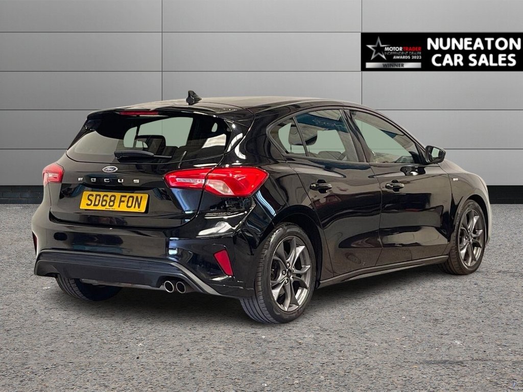 USED 2018 68 FORD FOCUS 1.0T EcoBoost ST-Line Hatchback 5dr Petrol Manual Euro 6 (s/s) (125 ps) 