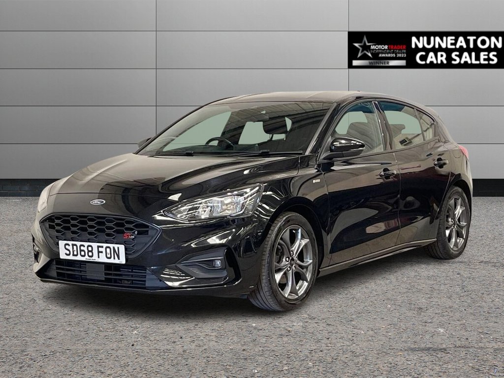 USED 2018 68 FORD FOCUS 1.0T EcoBoost ST-Line Hatchback 5dr Petrol Manual Euro 6 (s/s) (125 ps) 