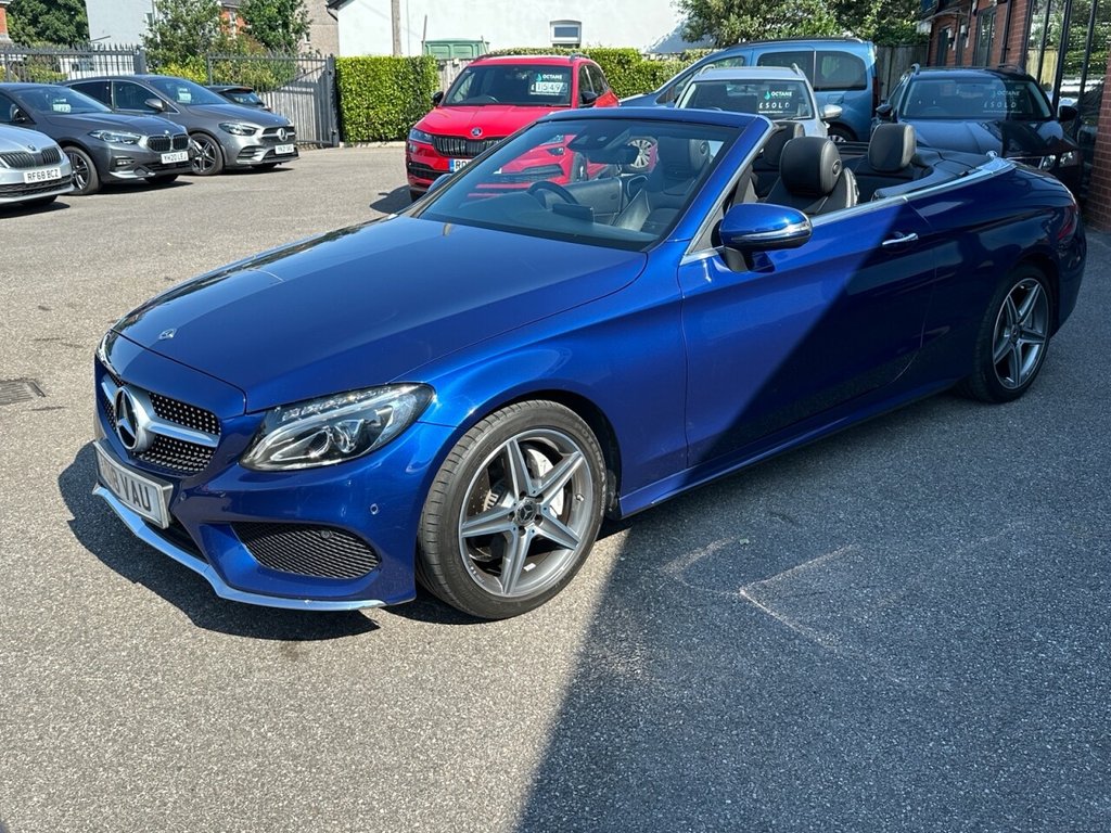 USED 2018 18 MERCEDES-BENZ C CLASS 2.0 C200 AMG Line Cabriolet 2dr Petrol G-Tronic+ Euro 6 (s/s) (184 ps) Finance & Part Exchange Welcome