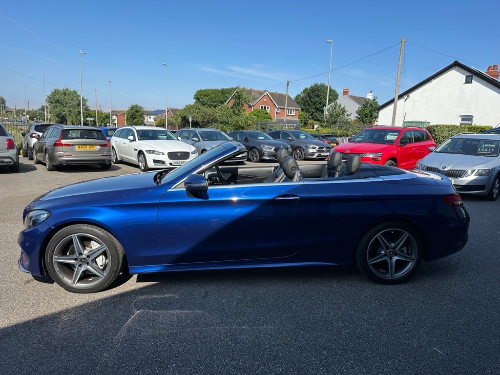 USED 2018 18 MERCEDES-BENZ C CLASS 2.0 C200 AMG Line Cabriolet 2dr Petrol G-Tronic+ Euro 6 (s/s) (184 ps) Finance & Part Exchange Welcome