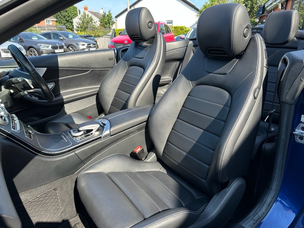 USED 2018 18 MERCEDES-BENZ C CLASS 2.0 C200 AMG Line Cabriolet 2dr Petrol G-Tronic+ Euro 6 (s/s) (184 ps) Finance & Part Exchange Welcome