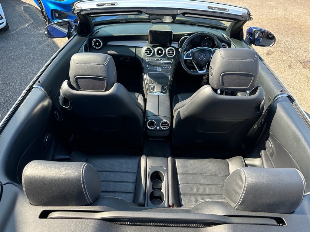 USED 2018 18 MERCEDES-BENZ C CLASS 2.0 C200 AMG Line Cabriolet 2dr Petrol G-Tronic+ Euro 6 (s/s) (184 ps) Finance & Part Exchange Welcome