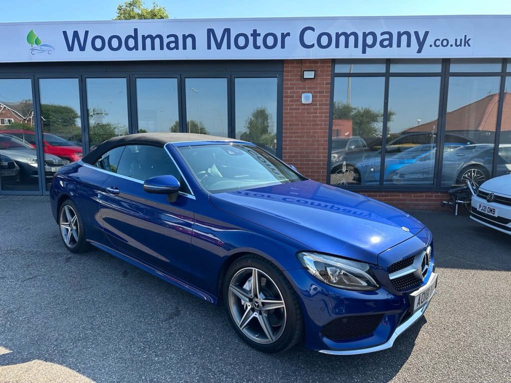 USED 2018 18 MERCEDES-BENZ C CLASS 2.0 C200 AMG Line Cabriolet 2dr Petrol G-Tronic+ Euro 6 (s/s) (184 ps) Finance & Part Exchange Welcome
