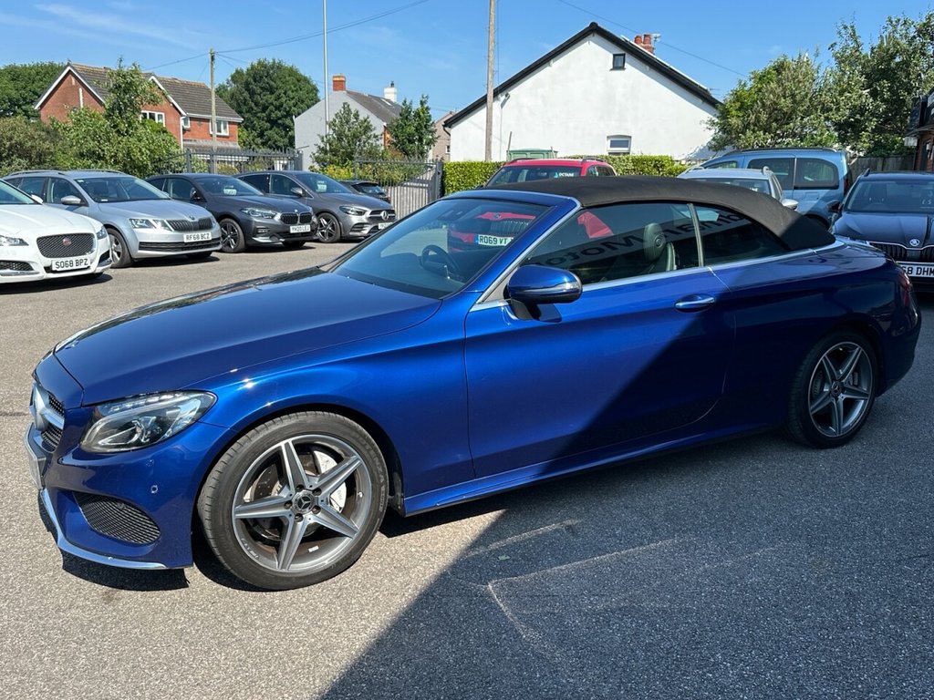 USED 2018 18 MERCEDES-BENZ C CLASS 2.0 C200 AMG Line Cabriolet 2dr Petrol G-Tronic+ Euro 6 (s/s) (184 ps) Finance & Part Exchange Welcome