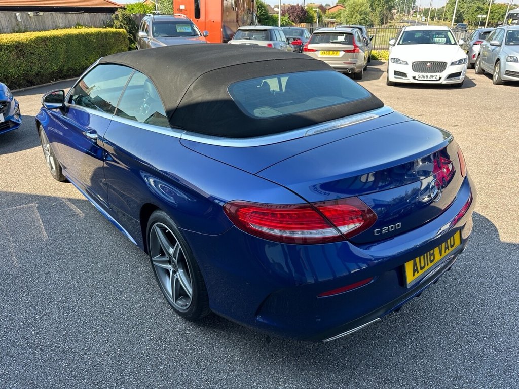 USED 2018 18 MERCEDES-BENZ C CLASS 2.0 C200 AMG Line Cabriolet 2dr Petrol G-Tronic+ Euro 6 (s/s) (184 ps) Finance & Part Exchange Welcome