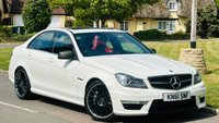 USED 2011 61 MERCEDES-BENZ C CLASS 6.3 C63 V8 AMG Edition 125 Saloon 4dr Petrol SpdS MCT Euro 5 (457 ps) LOW MILES+LETHER+SATNAV+S/ROOF