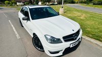 USED 2011 61 MERCEDES-BENZ C CLASS 6.3 C63 V8 AMG Edition 125 Saloon 4dr Petrol SpdS MCT Euro 5 (457 ps) LOW MILES+LETHER+SATNAV+S/ROOF