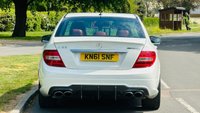 USED 2011 61 MERCEDES-BENZ C CLASS 6.3 C63 V8 AMG Edition 125 Saloon 4dr Petrol SpdS MCT Euro 5 (457 ps) LOW MILES+LETHER+SATNAV+S/ROOF