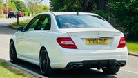 USED 2011 61 MERCEDES-BENZ C CLASS 6.3 C63 V8 AMG Edition 125 Saloon 4dr Petrol SpdS MCT Euro 5 (457 ps) LOW MILES+LETHER+SATNAV+S/ROOF