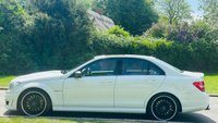 USED 2011 61 MERCEDES-BENZ C CLASS 6.3 C63 V8 AMG Edition 125 Saloon 4dr Petrol SpdS MCT Euro 5 (457 ps) LOW MILES+LETHER+SATNAV+S/ROOF