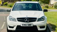 USED 2011 61 MERCEDES-BENZ C CLASS 6.3 C63 V8 AMG Edition 125 Saloon 4dr Petrol SpdS MCT Euro 5 (457 ps) LOW MILES+LETHER+SATNAV+S/ROOF