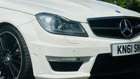 USED 2011 61 MERCEDES-BENZ C CLASS 6.3 C63 V8 AMG Edition 125 Saloon 4dr Petrol SpdS MCT Euro 5 (457 ps) LOW MILES+LETHER+SATNAV+S/ROOF