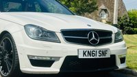 USED 2011 61 MERCEDES-BENZ C CLASS 6.3 C63 V8 AMG Edition 125 Saloon 4dr Petrol SpdS MCT Euro 5 (457 ps) LOW MILES+LETHER+SATNAV+S/ROOF