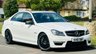 USED 2011 61 MERCEDES-BENZ C CLASS 6.3 C63 V8 AMG Edition 125 Saloon 4dr Petrol SpdS MCT Euro 5 (457 ps) LOW MILES+LETHER+SATNAV+S/ROOF