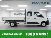 USED 2026 26 RENAULT MASTER LL35 2.0 BLUEDCI 150 BHP ADVANCE FACTORY TGS CREWCAB TIPPER HIGH SPEC | ALUMINIUM TIPPER | 7 SEATER CREW
