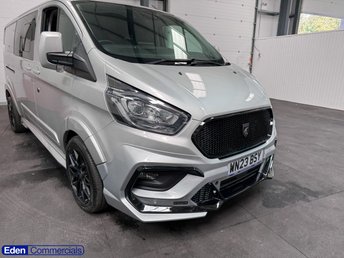 2023 FORD TRANSIT CUSTOM 2.0 320 EcoBlue Limited Crew Van Double Cab Auto L2 H1 Euro 6 (170 ps) &pound;26990.00