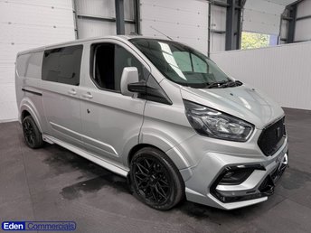 2023 FORD TRANSIT CUSTOM 2.0 320 EcoBlue Limited Crew Van Double Cab Auto L2 H1 Euro 6 (170 ps) &pound;26990.00