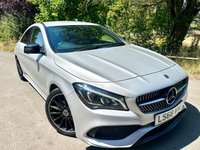 USED 2018 68 MERCEDES-BENZ CLA 1.6 CLA200 AMG Line Night Edition Coupe 4dr Petrol 7G-DCT Euro 6 (s/s) (156 ps) 2 OWNERS 55K MILES HIGH SPEC